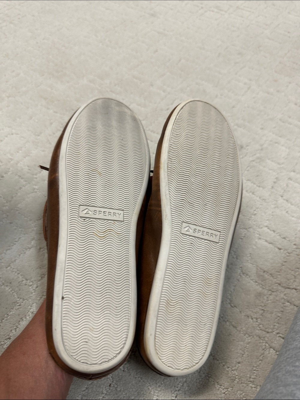 Sperry women’s slim Brown Leather Boat Shoes - Picture 4 of 4